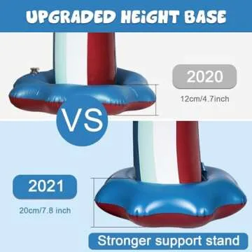 Anpro Giant Shark Sprinkler Kids Inflatable Water Toy Summer Outdoor Play Sprinkler