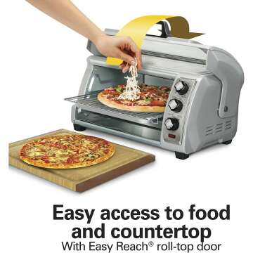 Hamilton Beach 6-Slice Toaster Oven with Roll-Top