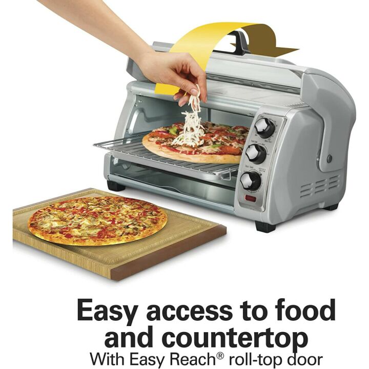 Hamilton Beach 6-Slice Toaster Oven with Roll-Top