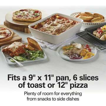 Hamilton Beach 6-Slice Toaster Oven with Roll-Top