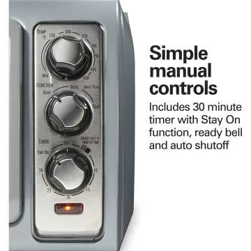 Hamilton Beach 6-Slice Toaster Oven with Roll-Top