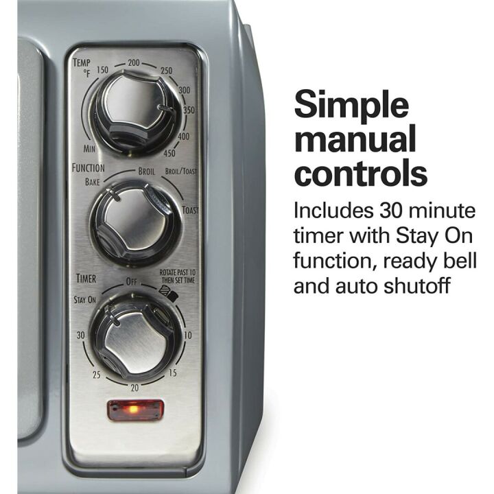 Hamilton Beach 6-Slice Toaster Oven with Roll-Top