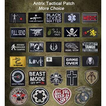 Antrix K9 Service Dog Patch: Tactical Badge & Durable Design