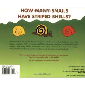 How Many Snails?: A Counting Book (Counting Books (Greenwillow Books))