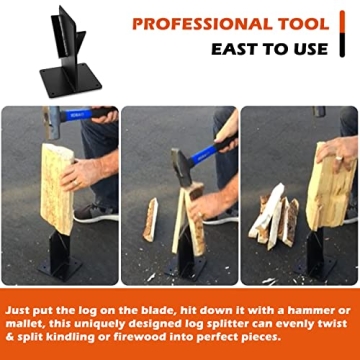 Effortless Firewood Preparation with Heavy Duty Splitter