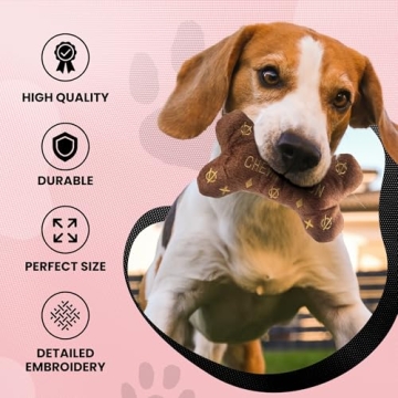 Sniffanys Luxurious Plush Dog Toy for Stylish Playtime