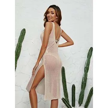 Stylish POGTMM Swimsuit Coverup for Women - Beach Ready