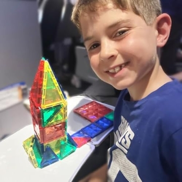 CreateOn Crayola Mini Magnetic PIP-Tiles Building Set for Kids