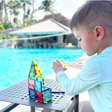 CreateOn Crayola Mini Magnetic PIP-Tiles Building Set for Kids