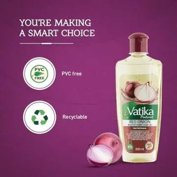 Vatika Naturals Multivitamin Hair Oil - Nourishing Formula for Healthy, Lustrous Hair - Strengthens Revitalizes & Promotes Stronger Hair - 100% Natural Oil Extract - Enriched with Red Onion - (300 ML)
