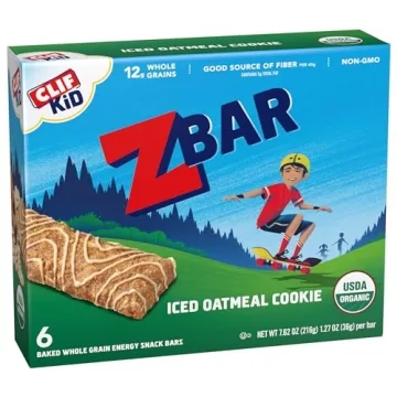 Zbar Iced Oatmeal Cookie Bars - Healthy Snack for All