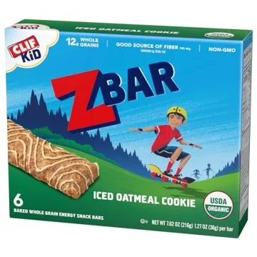 Zbar Iced Oatmeal Cookie Bars - Healthy Snack for All