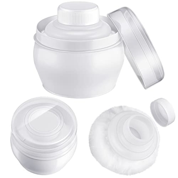 Exquisite Body Powder Container Set - Travel & Beach Ready