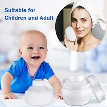 Exquisite Body Powder Container Set - Travel & Beach Ready