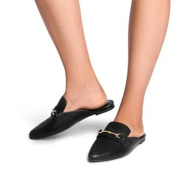 DREAM PAIRS Women's Stylish and Comfy Mules Shoes