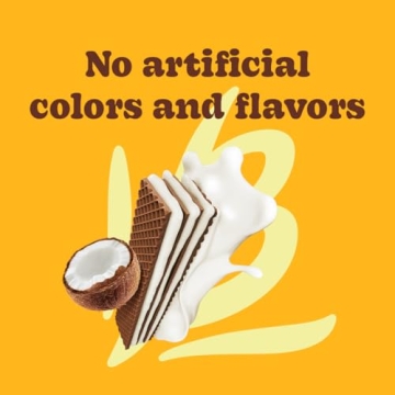 Delicious Bauducco Coconut Wafers Crispy Snack Treats