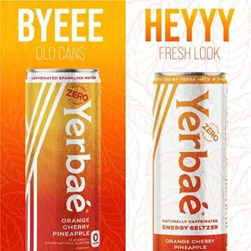 Yerbaé Energy Seltzer - Variety Performance Pack, 0 Sugar, 0 Calories, 0 Carbs. Yerbae is Energized by Yerba Mate, Naturally Caffeinated & Plant-Based, Healthy Alternative to Coffee and Sugary Sodas, 12oz cans (12 Pack)