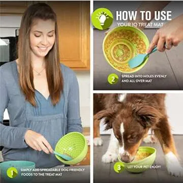 Hyper Pet IQ Treat Lick Mat for Dogs & Cats - Ideal Enrichment