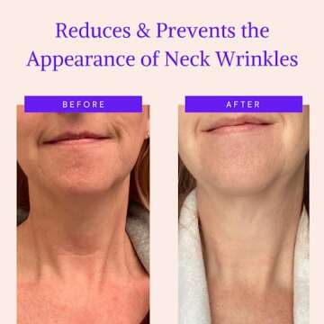 BLUMBODY Neck Wrinkle Patches - Anti Aging Neck Wrinkle Pads for More Visible Skin Firming & Neck Ti...