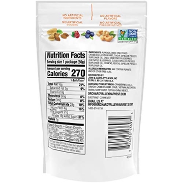 Orchard Valley Harvest Antioxidant Mix 14 Bags Nut Snack