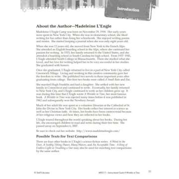 A Wrinkle in Time Study Guide for Grades 4-8 Workbook