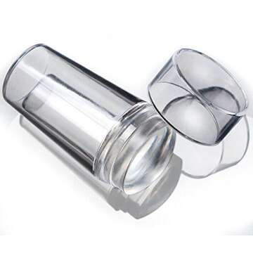 yueton Silicone Nail Stamp Tool Kit - French Tip Nail Art Essentials