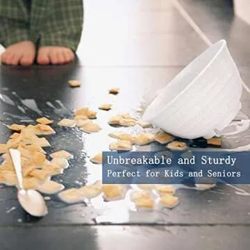 Unbreakable Eco-Friendly Cereal Bowls - Set of 8, 30 OZ