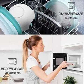 Unbreakable Eco-Friendly Cereal Bowls - Set of 8, 30 OZ