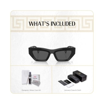 Versace VE4432U Cateye Sunglasses with Designer iWear Kit