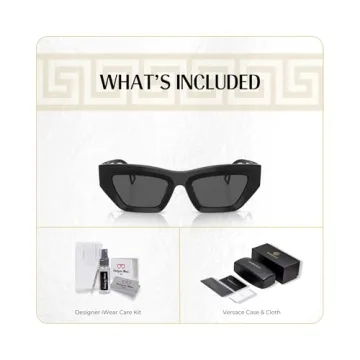Versace VE4432U Cateye Sunglasses with Designer iWear Kit