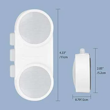 EUDEMON Baby Safety French Fridge Door Lock Freezer Refrigerator Lock Cabinet Cupboard Lock for Childproof & Pet Proofing Easy to Install no Tools Need or Drill (1 Pack,White)