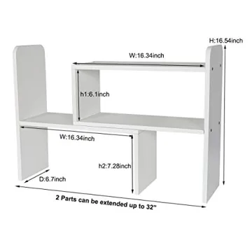 PAG Desktop Shelf - Durable & Adjustable Organizer