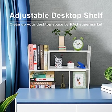 PAG Desktop Shelf - Durable & Adjustable Organizer