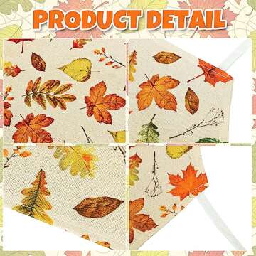 Whaline 2 Pack Fall Apron for Cooking & Thanksgiving