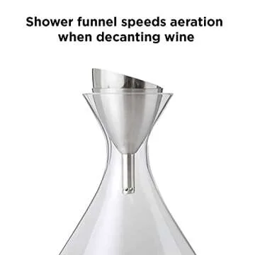 Rabbit Wine Aerator Funnel with Sediment Strainer