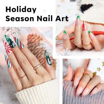 modelones Gel Polish Nail Art Gel Liner Set, 12 Colors Black Red Pink Yellow Green Glitter Trendy Color Gel Polish for Swirl French Tip Painting Designs Soak Off Built Thin Brush DIY Nail Starter Kit