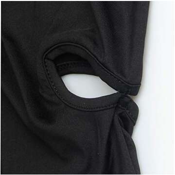 GANWAY Wind Cap Motorcycle Ski Masks Balaclavas Outdoor Sports Cycling Hat (Black)