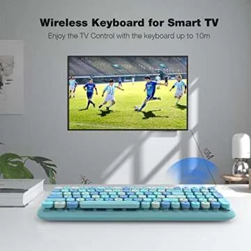 MOFII Retro Bluetooth Keyboard - Colorful & Versatile