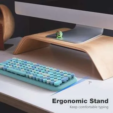 MOFII Retro Bluetooth Keyboard - Colorful & Versatile