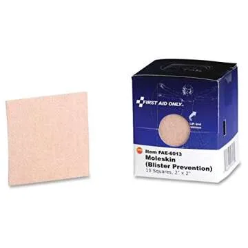 First Aid Only - FAE-6013 Pac-Kit by Moleskin Blister Prevention, 10 Count