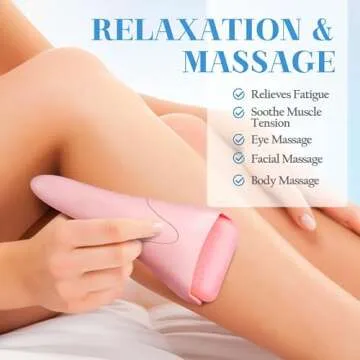 Christmas Stocking Stuffers Women Gifts: Ice Roller for Face Eye Body Unique Present Ideas Gadget for Wife Mom Her Girl Who Have Everything Skincare Face Roller Facial Massager Beauty Skin Care Tools