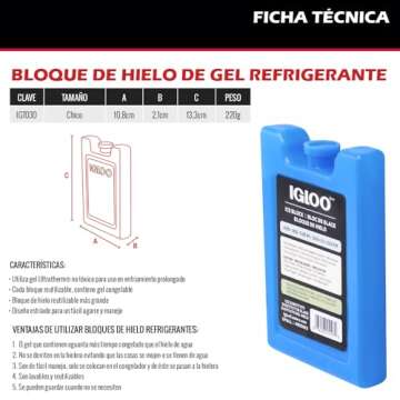 Igloo 25197 Maxcold Ice Block, Small - Quantity 12