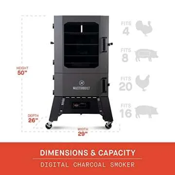Masterbuilt Digital Charcoal Smoker with WiFi Control
