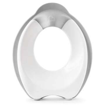 Munchkin® Grip™ Potty Training Seat, Gray - 12"L x 3"W & Extend™ Faucet Extender, 2 Count (Pack of 1)