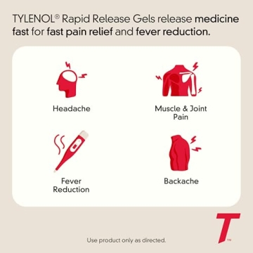 Tylenol Extra Strength Rapid Release Gels for Pain Relief