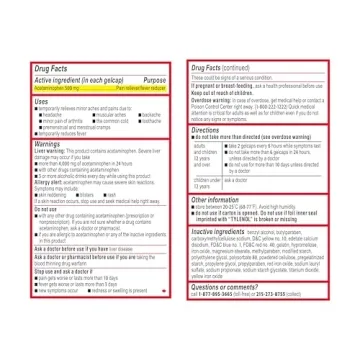 Tylenol Extra Strength Rapid Release Gels for Pain Relief