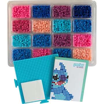 Perler Disney Stitch Kid's Craft Kit with 4225 Beads