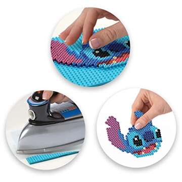 Perler Disney Stitch Kid's Craft Kit with 4225 Beads