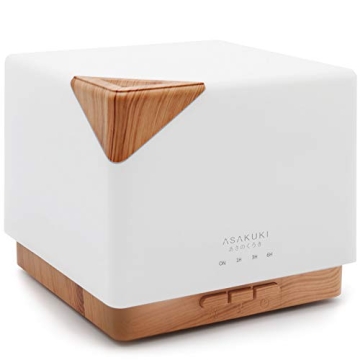 ASAKUKI 700 ml Essential Oil Diffuser for Home Aromatherapy