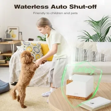 ASAKUKI 700 ml Essential Oil Diffuser for Home Aromatherapy